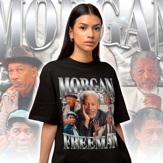Retro Morgan Freeman Unisex Shirt - Morgan Freeman T-shirt- Shawshank Redemption - Morgan Freeman Actor Tee - Morgan Freeman Tee