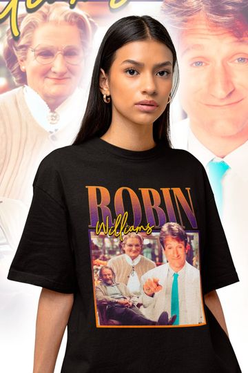 Robin Williams Retro 90s Shirt - Robin Williams T-shirt- Robin Williams Homage - Robin Williams Fan Merch - Robin Williams Tribute