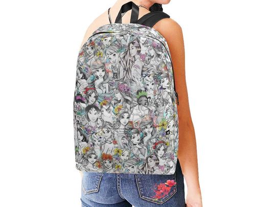 Princess Backpack | Disney Princess Book Bag | Disney Princess | Disneyland Backpack | Disney Backpack | Disney Bag | Disney World Bag |
