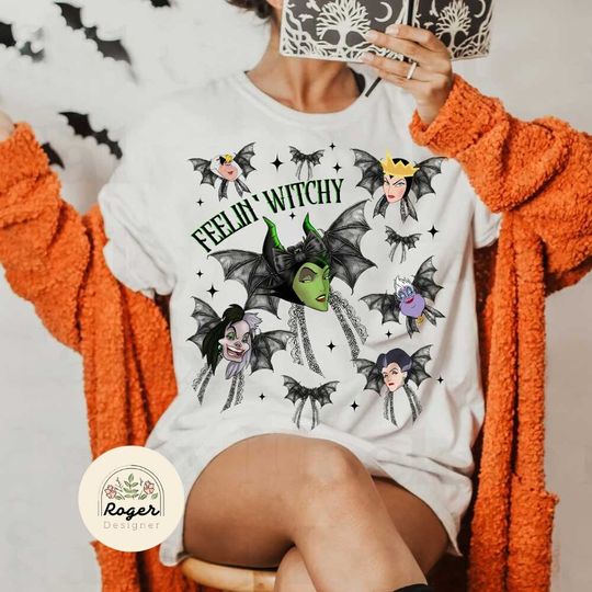 Vintage Disney Villians Halloween Shirt, Halloween Evil Queen Shirt