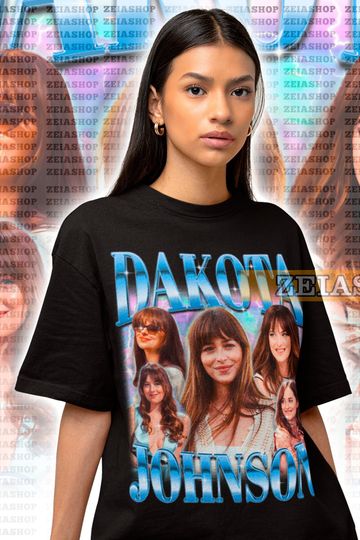 Discover Retro Dakota Johnson Shirt, Dakota Johnson Homage Tee, Dakota Johnson Shirt, Dakota Johnson Fan Gift for her or him, Dakota Johnson Merch
