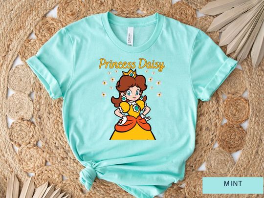Super Mario Princess Daisy Unisex Short Sleeve Tee