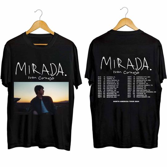 Ivan Cornejo - Mirada 2024 Tour Shirt, Ivan Cornejo Fan Shirt, Gift for Fan, Comfortable Short Sleeve Tee for Men, Women, Kids