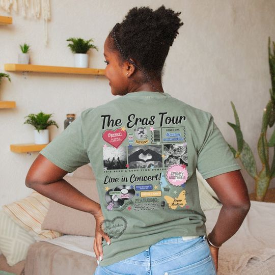 sydney night 4 retro tee | comfort colors | tour | female rage | merch | eras | mirrorball | it was rare | tour shirt | in my era