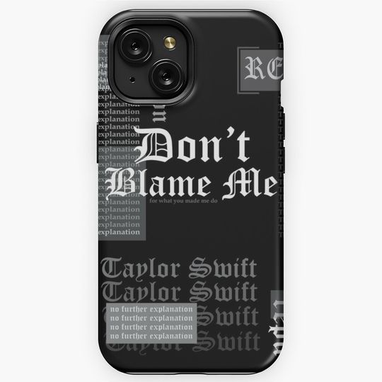 Don't blame me iPhone Case