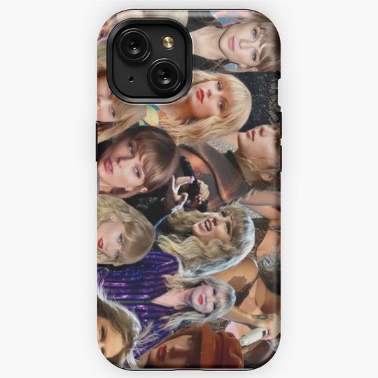 taylor photo collage iPhone Case