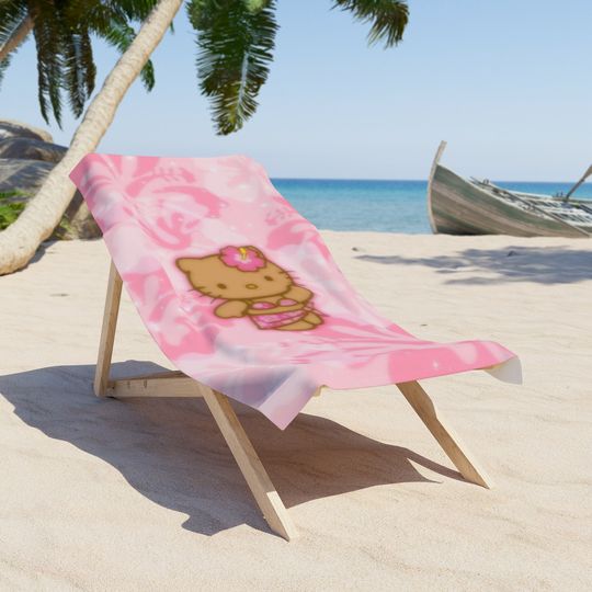 Sanrio Hello kitty Bath Towels, Quick Drying Beach Towels, Printing Towel, Summer Swim Shower Towel Blanket