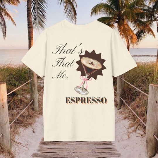 Espresso Shirt, Sabrina Carpenter cotton tee, Graphic Tshirt for men, women, Unisex, Trending Music Tour
