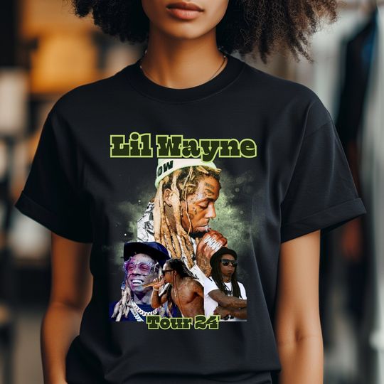 Lil Wayne TShirt | 2024 Tour | Hip Hop Shirt | Weezy F Baby | Tunechi | Young Money | Concert Tee | Wayne | Fan Shirt | Unisex | Delivery