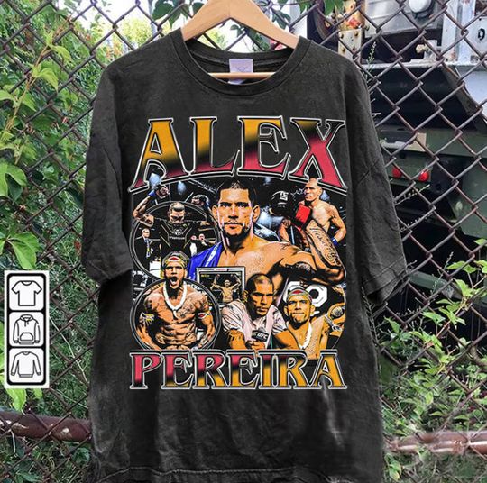 Vintage 90s Graphic Style Alex Pereira T-Shirt - Alex Pereira Sweatshirt - Mixed Martial Artist Tee For Man and Woman Unisex Shirt