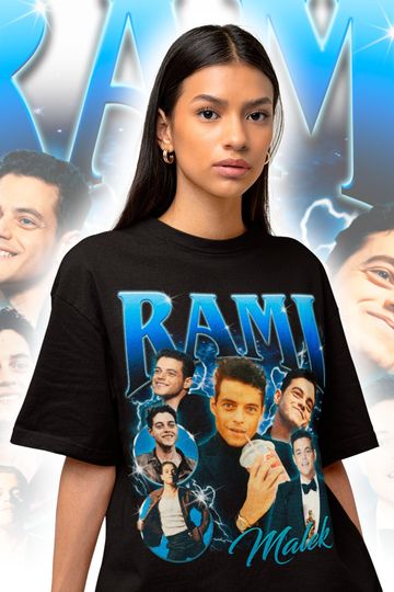 Rami Malek Retro 90s Shirt - Rami Malek Shirt- Rami Malek Fan Merch - Rami Malek Gift for her or him - Bohemian Fan Tee - Ahkmenrah