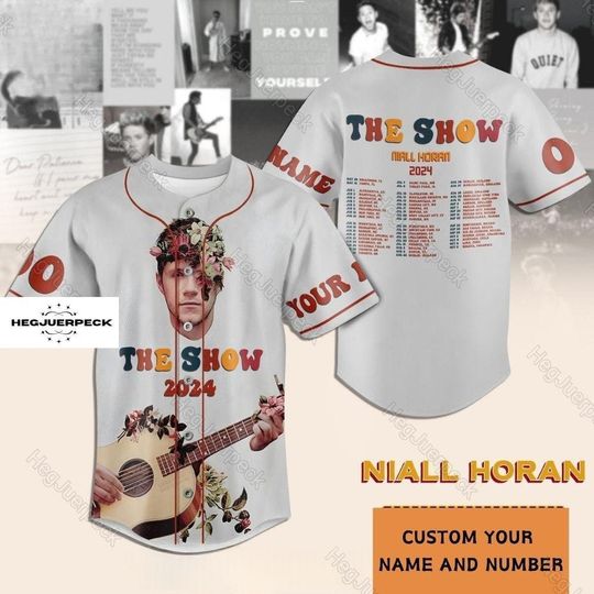 Niall Horan Shirt, Niall Horan Baseball Jersey, Niall Horan Baseball Shirt, Niall Horan Live On Tour Shirt, Niall Horan The Show Merch