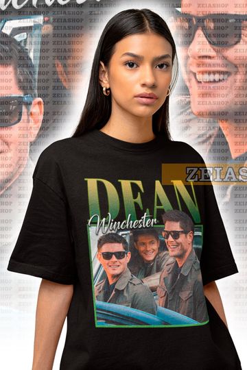 Dean Winchester Retro 90s Shirt, Dean Winchester Shirt, Dean Winchester Homage, Dean Winchester Fan Gift, Dean Winchester Tee