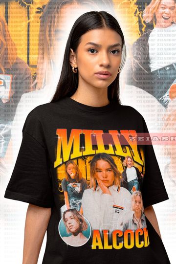 Milly Alcock Retro 90s T-shirt - Milly Alcock Shirt - Milly Alcock Merch - Milly Alcock Fan Gift - Milly Alcock Homage