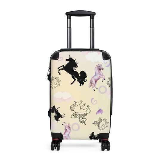 Unicorn Suitcases/ Unicorn Theme Luggage/ Luggage for her