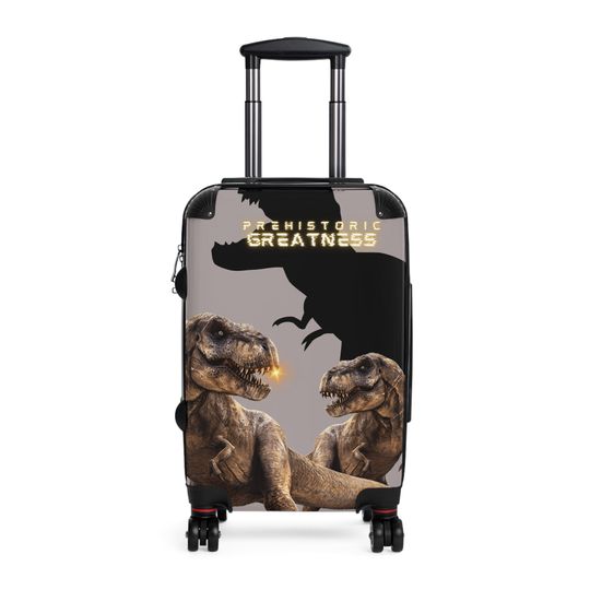 Prehistoric Greatness Suitcase/Dinosaur Suitcases/ Dinosaur Luggage/ Dinosaur Luggage/ Gifts for him/ Gifts for her