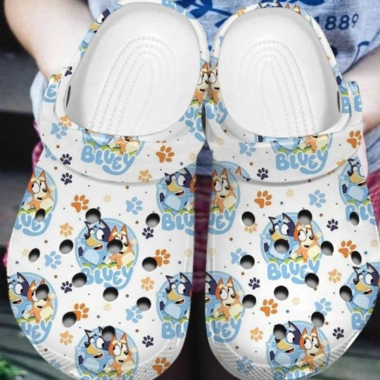 BlueyDad Family Birthday Clog Shoes, Clogs Shoes For Men Women and Kid, Funny Clogs Crocs, Crocband, Cartoon Dog Family