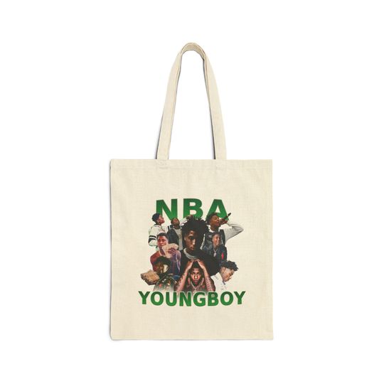 NBA Youngboy Tote Bag, Music Lover Shoulder Tote Bag, Shopping Bag Gifts