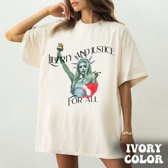 Chappell Roan Shirt | Gov Ball Lady Liberty | Statue of Liberty Drag | Midwest Princess Tour | Fourth of July Pride LGBT Gay WLW USA