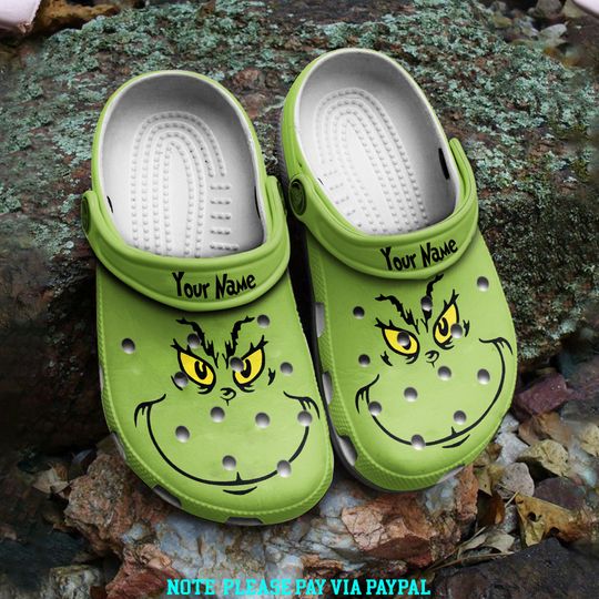 Personalized funny character Christmas Crocs Classic Clog Shoes, Clogs Shoes For Men Women and Kid, Funny Clogs Crocs, Christmas Gift, Funny Gif