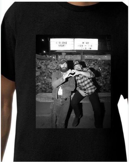 Wallen Western and Post Malone Tee, Unisex Heavy Cotton Tee