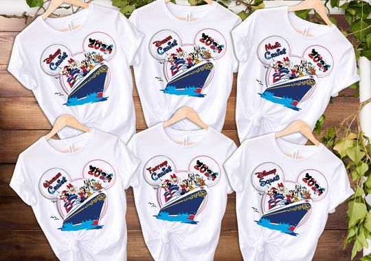 2024 Disney Cruise Shirts, Disney Dream Cruise Family Shirts 2024, Disney Fantasy Shirts, Disney Ship Tee, Mickey and Minnie Cruise Shirts