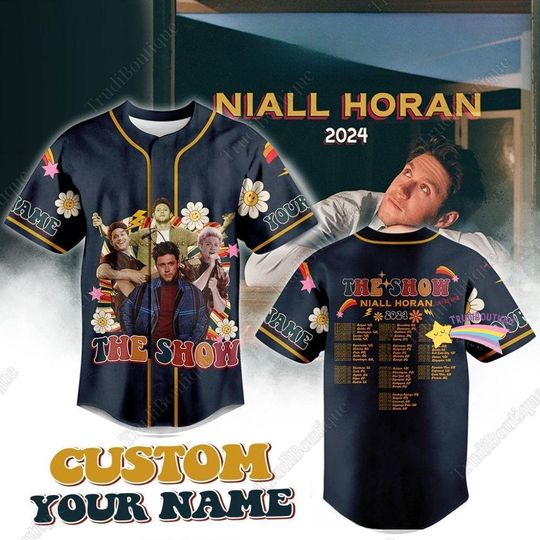 Niall Horan The Show Shirt, Niall Horan Baseball Jersey, Niall Horan Baseball Shirt, The Show Live On Tour Merch, The Show 2024 Shirt
