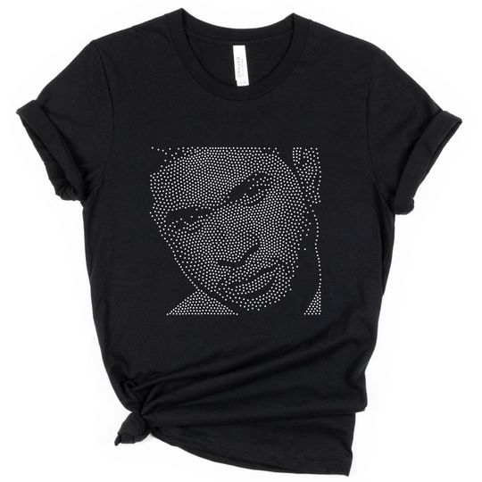 Usher Raymond Inspired Bling T-shirt, Usher fan gift, Minimalistic Unisex short sleeves heavy cotton shirt, Multiple colors full size S-5XL