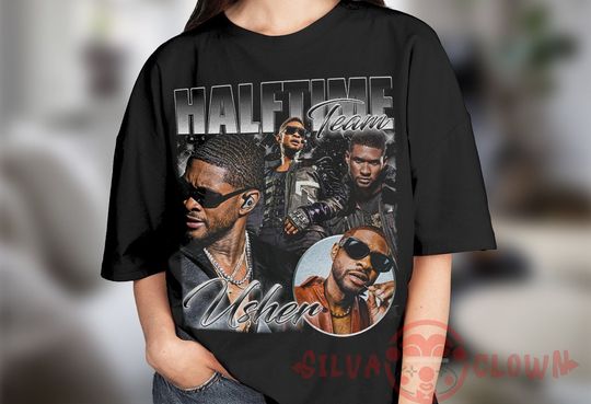 Usher Half Time Show Shirt, My Way The Vegas Residency Tour Shirt, American Rapper Trending Shirt, Gift For Her Draft