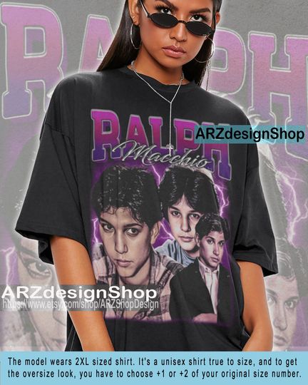 Limited Ralph Macchio Cotton Short Sleeve Shirt Gift, Graphic Tee Horror movie T-Shirt, Vintage 90s Ralph Macchio shirt, Unisex Actor Character Movie