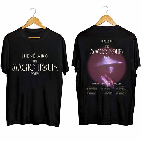 Jhene Aiko The Magic Hour Tour 2024 Shirt, Jhene Aiko 90s Concert Tee, Jhene Aiko Fan Gift, Jhene Aiko 2024 Shirt, Jhene Aiko Fan Tee