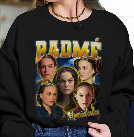 Vintage Padme Amidala Starwars Shirt | Homage Padme Amidala Sweatshirt | Starwars Galaxy Edge Shirt