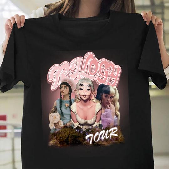 The Trilogy Tour Shirt, Melanie Martinez Tour 2024 T-Shirt, Summer Cotton Short Sleeve Shirt, Music Merch, Gift for Fan, Music Clothing for Men, Women and Kids