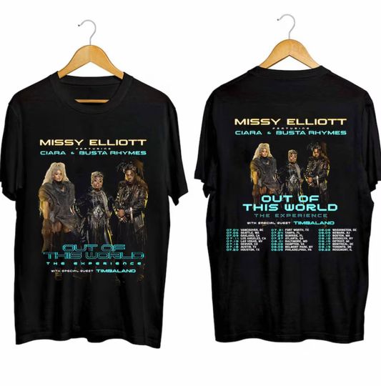 Missy Elliott - Out of This World 2024 Tour Shirt, Out of This World 2024 Concert, Missy Elliott Fan Shirt, Missy Elliott Rap