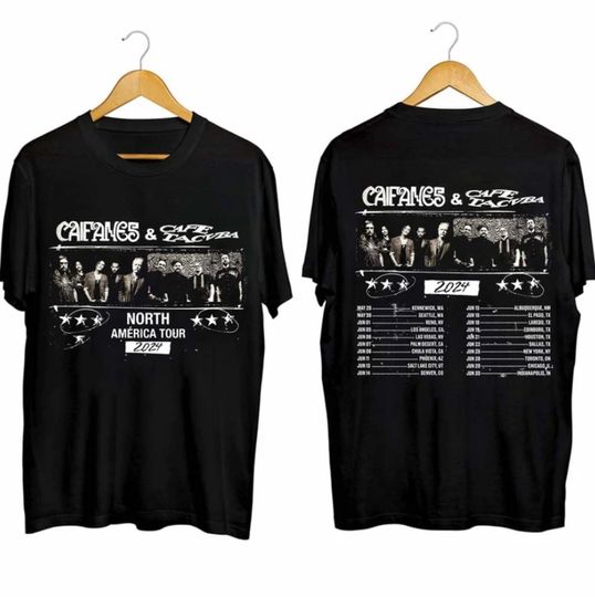 Caifanes and Caf Tacvba North America Tour 2024 Shirt, Caifanes and Caf Tacvba, Caifanes 2024 Tour Shirt, Caf Tacvba 2024