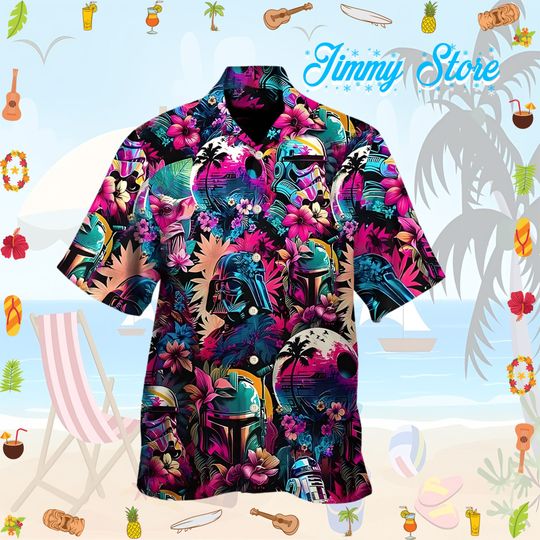 Special Star Hawaiian Shirt,  Wars-Synthwave Hawaiian Shirt, Special Star Gift Hawaiian Shirt, Wars-Synthwave Gift Hawaiian Shirt