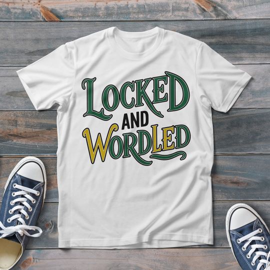 Discover Wordle T-Shirt, Locked & Wordled Shirt, Funny Wordle Game Tee, Gift For Wordle Lover