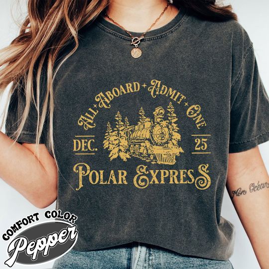 Christmas on the Polar Express Shirt, Christmas Shirt Polar Express, North Pole Polar Express , Christmas Shirt, Holiday Gift