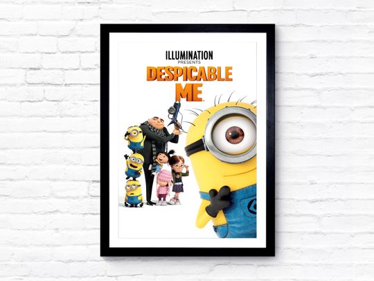 Despicable Me - 2010 - Movie Poster - Film Poster - Cinema Poster