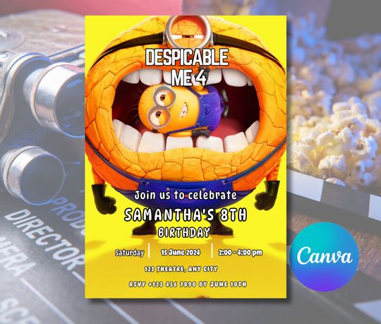 Despicable Me 4 New Movie Poster,Film Print,Wall Art Decor Home Print,Painting Poster,No Frame