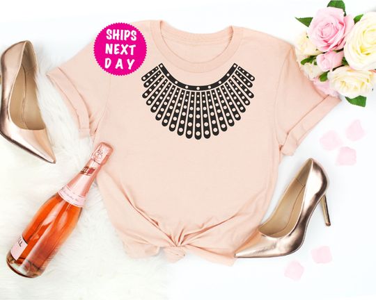 Ruth Bader Ginsburg Collar Shirt, RBG Collar Shirt,  RBG Shirts, Feminist Shirt, Dissent Shirt