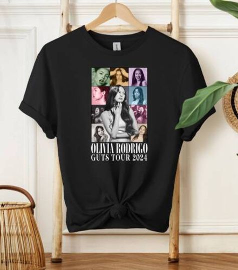 Olivia Rodrigo Guts T-shirt, Guts Tour 2024, Olivia GUTS Album Shirt Vampire, Cotton Trendy Shirt, Gift For Fans