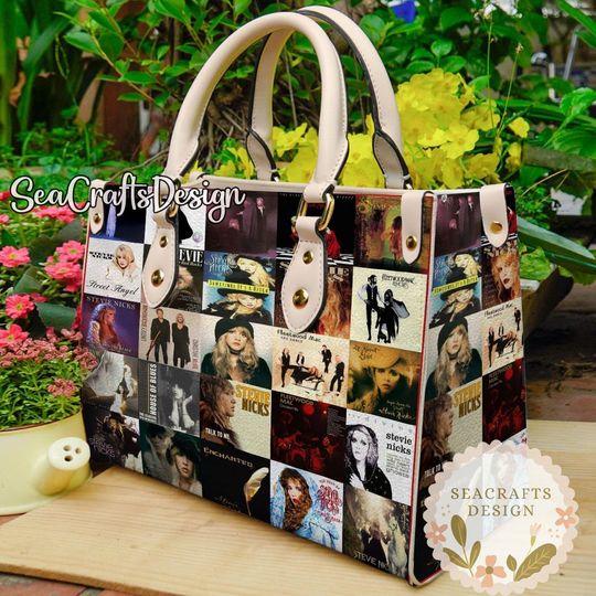 Stevie Nicks Vintage Leather Handbag, Stevie Nicks Leather Top Handle Bag, Shoulder Bag, Crossbody Bag, Shopping Bag
