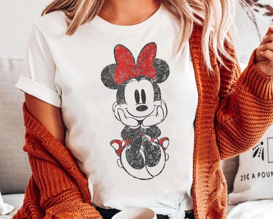 Vintage Minnie Classic Shirt | Funny Mickey And Friends T-Shirt | Disney Girl Trip Tee | Disneyland Trip Family Outfits, WDW Magic Kingdom