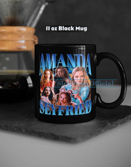 AMANDA SEYFRIED Coffee Mug, Amanda Seyfried Tea Mug, Amanda Seyfried Drinkware, Amanda Seyfried Mug, Amanda Seyfried Merch Gift