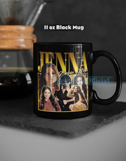 JENNA ORTEGA Coffee Mug, Jenna Ortega Tea Mug, Jenna Ortega Drinkware, Jenna Ortega Mug, Jenna Ortega Merch Gift, Jenna Marie Ortega Mug