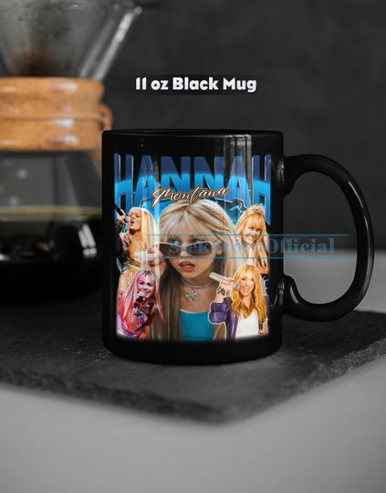 HANNAH MONTANA Coffee Mug, Hannah Montana Tea Mug, Hannah Montana Drinkware, Hannah Montana Mug, Hannah Montana Merch Gift