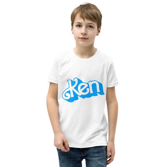 Ken Youth Short Sleeve T-Shirt | Cotton Short Sleeve Tee | Breathable | Comfortable | Women Summer Casual Shirt