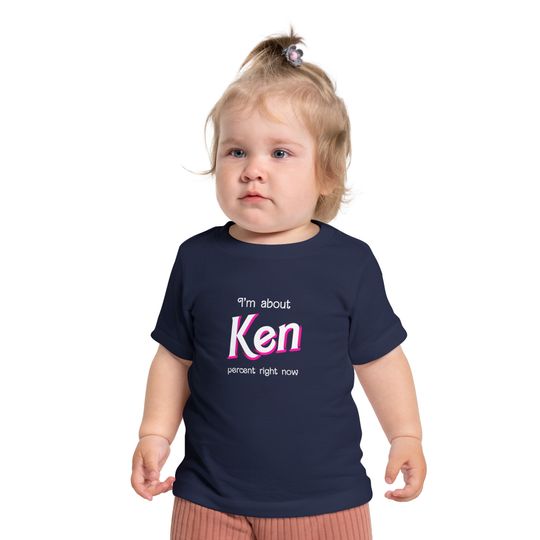 Ken Percent BabyT-Shirt | Cotton Short Sleeve Tee | Breathable | Comfortable | Women Summer Casual Shirt
