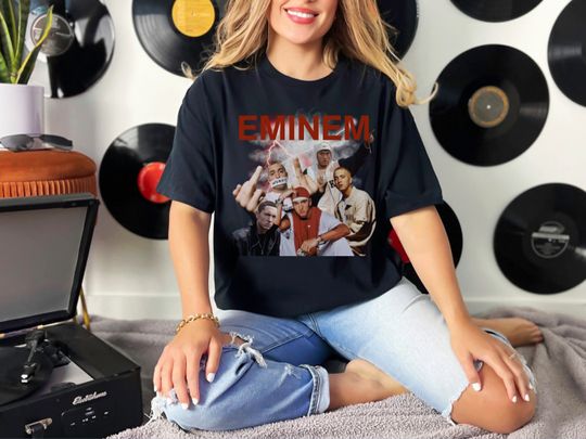 Eminem Slim Shady Retro T-Shirt, Music Shirt, Rapper Shirt